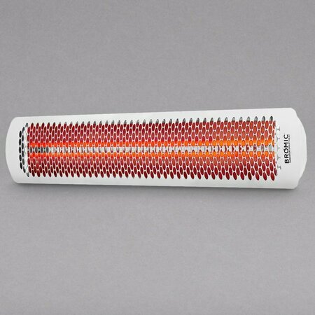 BROMIC HEATING BH0420013 White Tungsten Smart-Heat Electric Outdoor Patio Heater - 220/240V 6000W 239BH4213